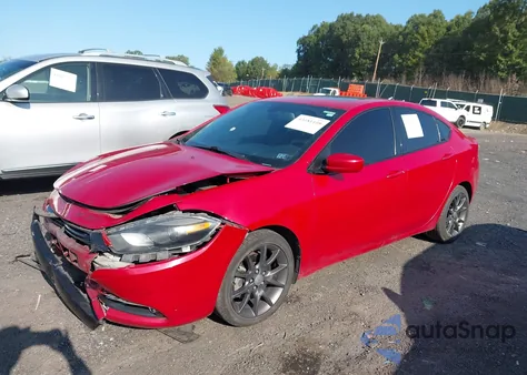 2016 Dodge Dart Sxt из США, поврежденный, VIN 1C3CDFBB9GD540974
